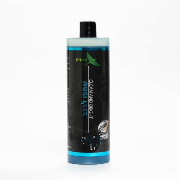 CLEAN & BRIGHT שמפו פיקס כחול לרכב - 1 ליטר